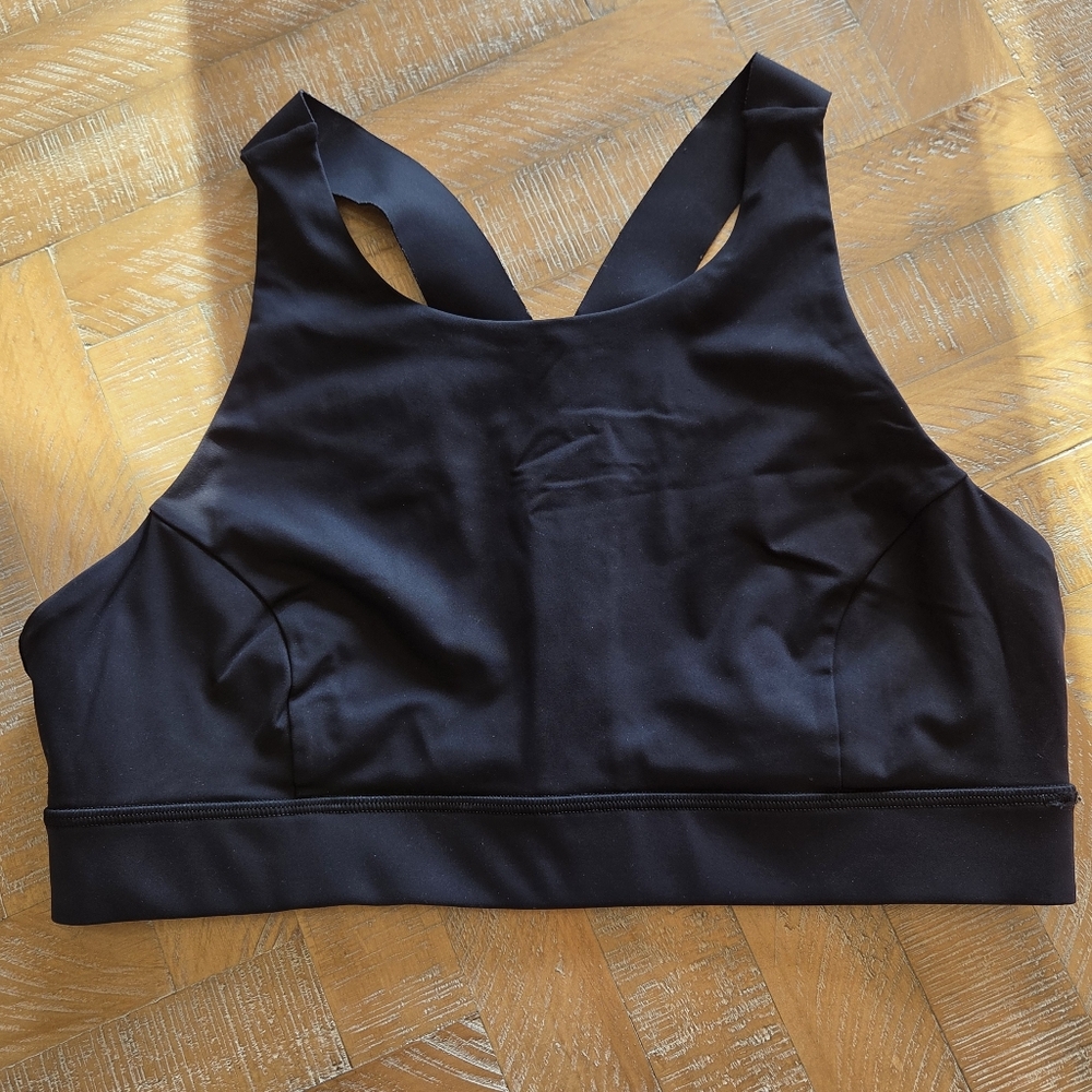 Lululemon Black High Neck Bra